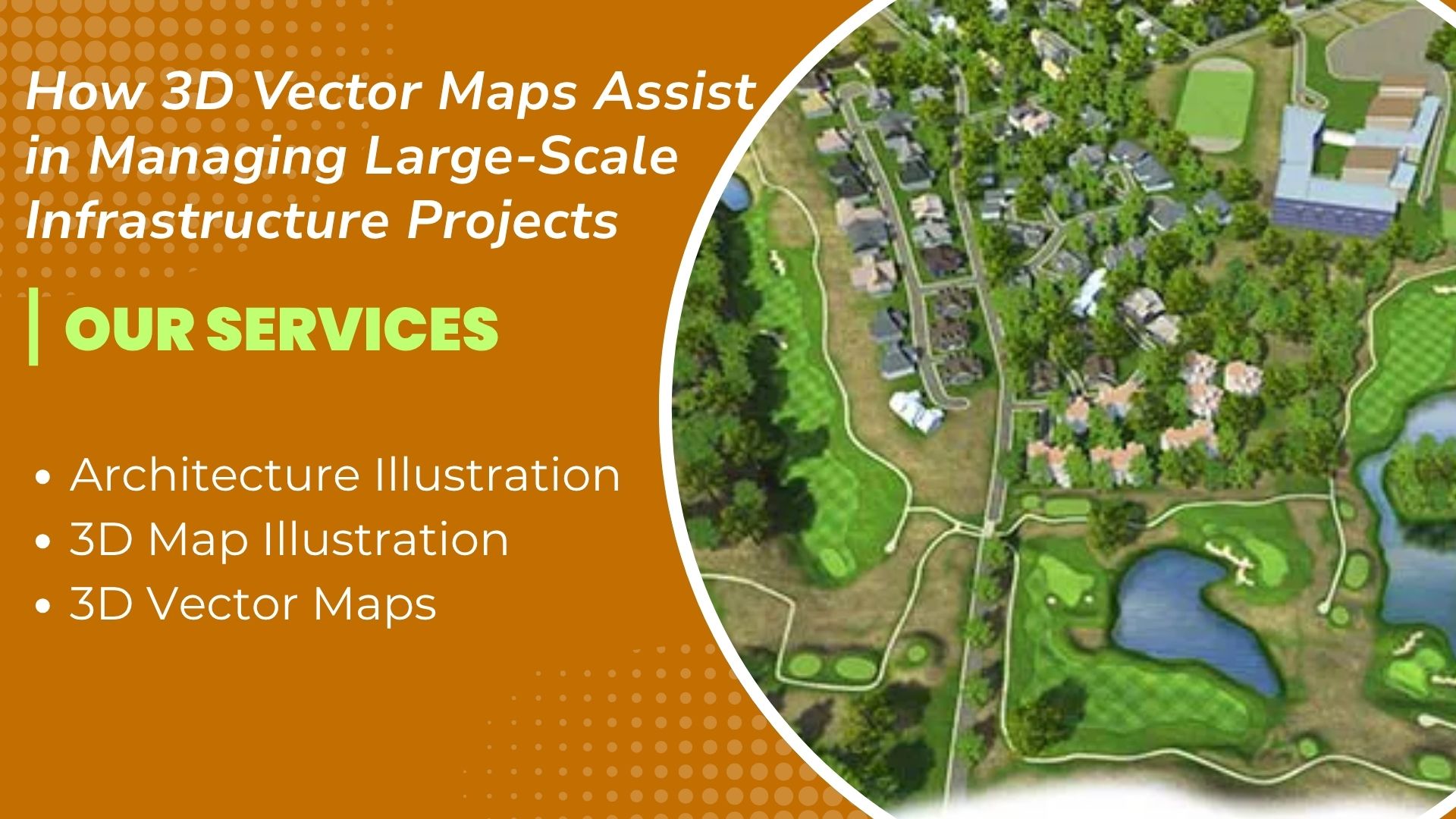 3D Map Illustration